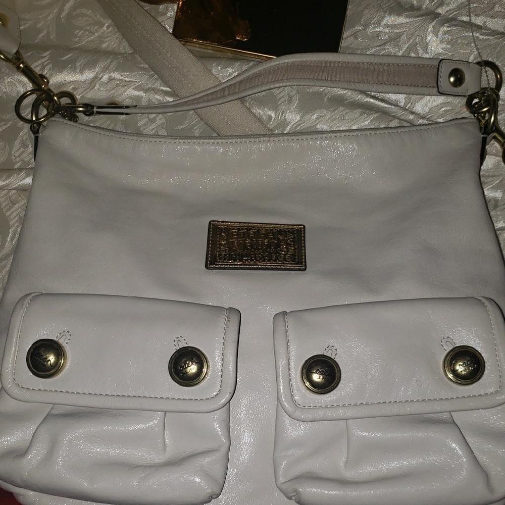 Coach POPPY cream shoulderbag - Picture 4 of 14